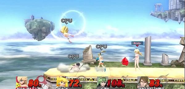  Sm4sh Nude Mods - Bikini Fight Showcase! [1080p 60fps]